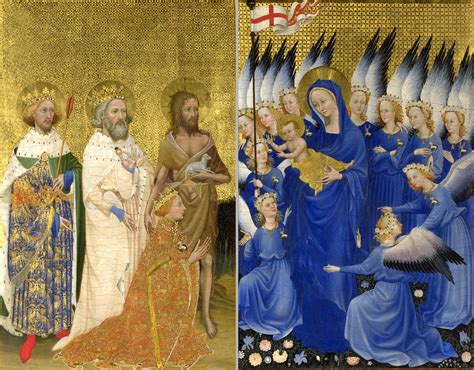 The Wilton Diptych - Kulttuuriteos Kirkon Jaloista ja Maalliseen Toimellisuuteen!